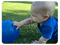 Charlie with the ball