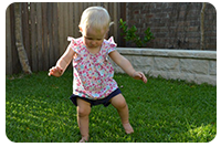 Sienna walking