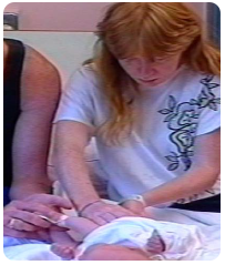 Sarah nappy change time